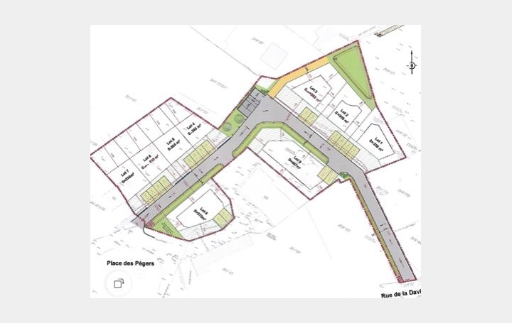  GLOBALES SOLUTIONS IMMOBILIERES Terrain | VERTOU (44120) | 380 m2 | 120 000 € 