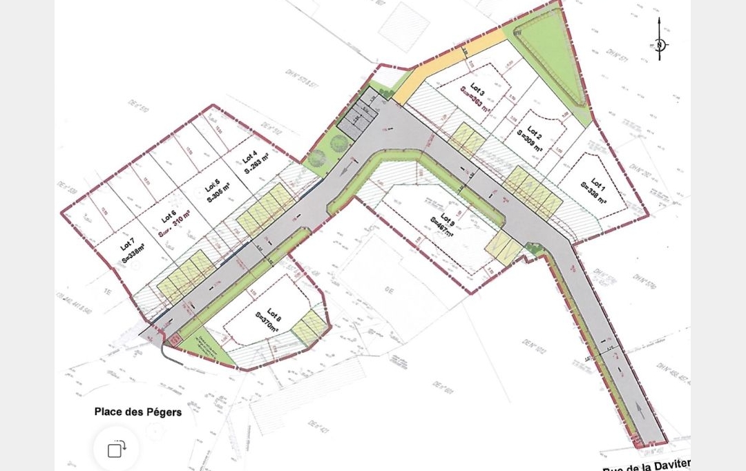 GLOBALES SOLUTIONS IMMOBILIERES : Terrain | VERTOU (44120) | 370 m2 | 120 000 &euro; 